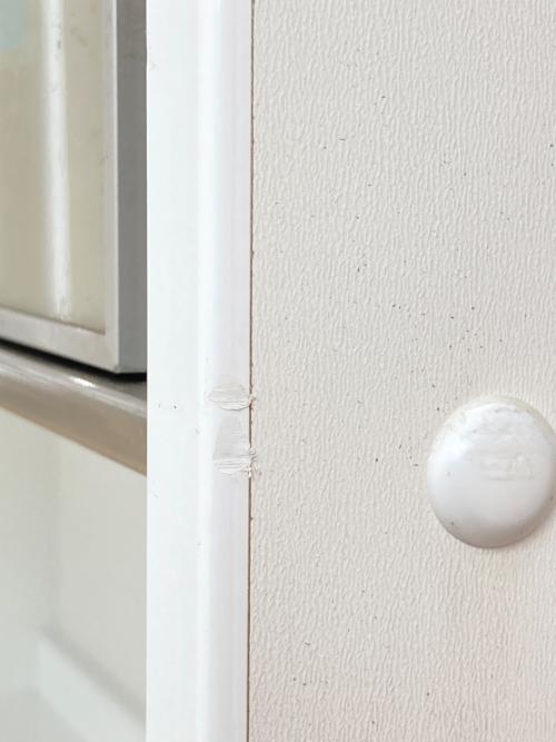 ニトリ レンジボード ホワイト ソフトクローズ スライド扉 リガーレ