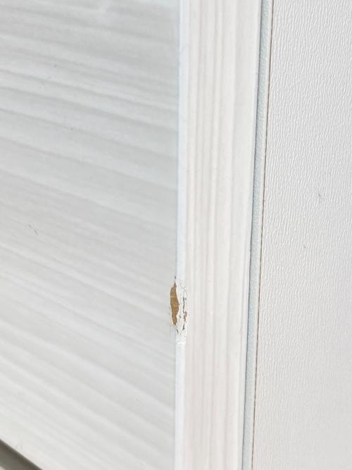 ニトリ レンジボード ホワイト ソフトクローズ スライド扉 リガーレ