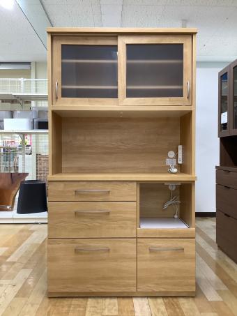 ニトリ レンジボード ナチュラル スライド扉 コパン