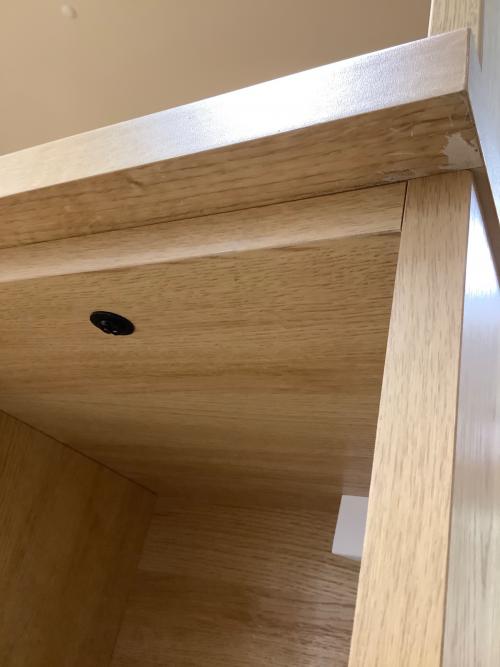 ニトリ レンジボード ナチュラル スライド扉 コパン