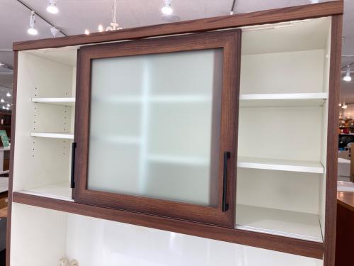 レンジボード ブラウン×ホワイト モイス加工 ソフトクローズ