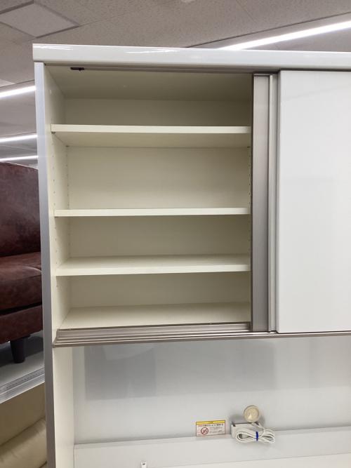 Pamouna (パモウナ) レンジボード ホワイト モイス加工 ソフトクローズ スライド扉