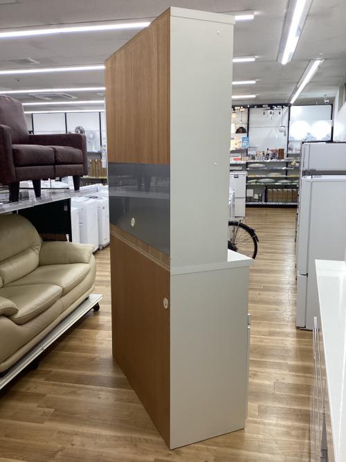 Pamouna (パモウナ) レンジボード ホワイト モイス加工 ソフトクローズ スライド扉