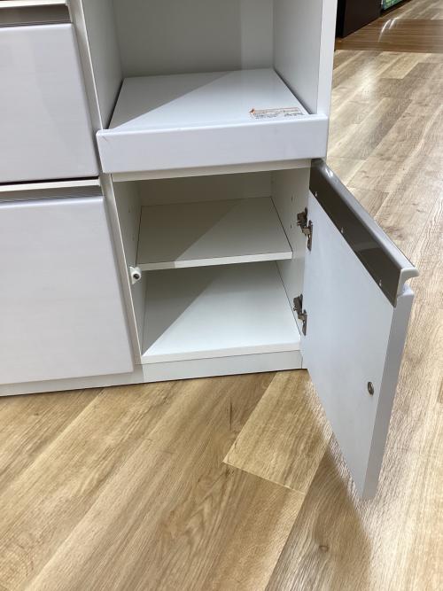 ニトリ レンジボード アイボリー モイス加工 ソフトクローズ スライド扉 ポスティア