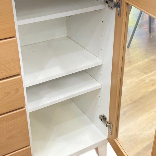 リビングボード ナチュラル×ホワイト ヨゴレ有