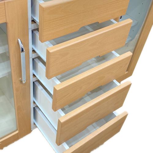 リビングボード ナチュラル×ホワイト ヨゴレ有