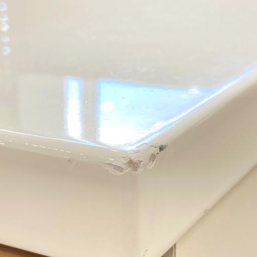 リビングボード ナチュラル×ホワイト ヨゴレ有