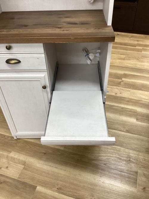 ユーアイ レンジボード アイボリー×ブラウン 2枚扉