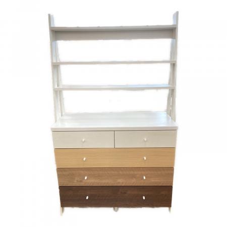 ニトリ チェストラック ナチュラル×ホワイト｜トレファクONLINE