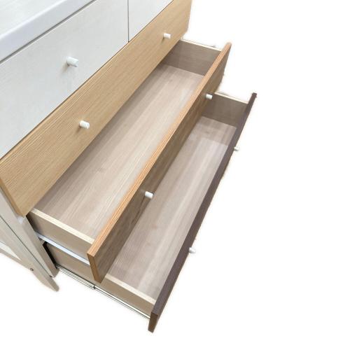 ニトリ チェストラック ナチュラル×ホワイト｜トレファクONLINE