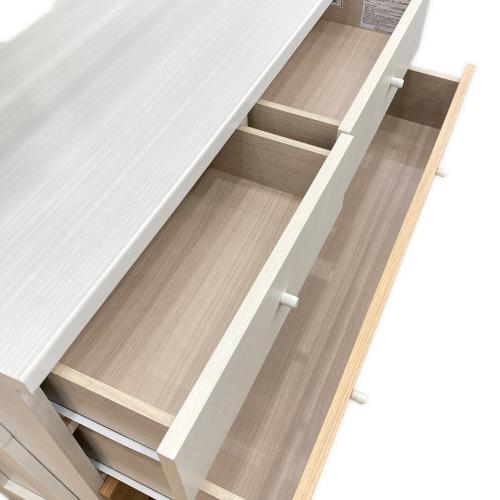 ニトリ チェストラック ナチュラル×ホワイト