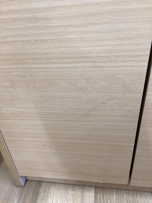 シューズボックス ナチュラル 3枚扉