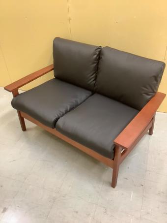 コスパクリエーション 2人掛けソファー 2人掛け 半革 スティンガー