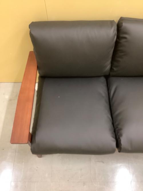 コスパクリエーション 2人掛けソファー 2人掛け 半革 スティンガー