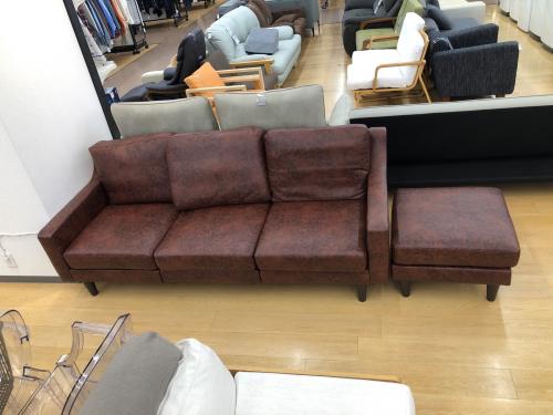 コスパクリエーション ヴィンテージコーナーカウチソファ コーナータイプ 合皮 レガード・ジェイ