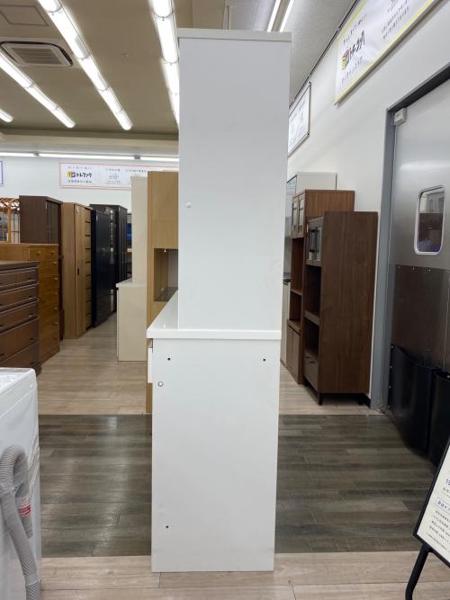 ニトリ レンジボード ホワイト モイス加工 ソフトクローズ スライド扉 リガーレ