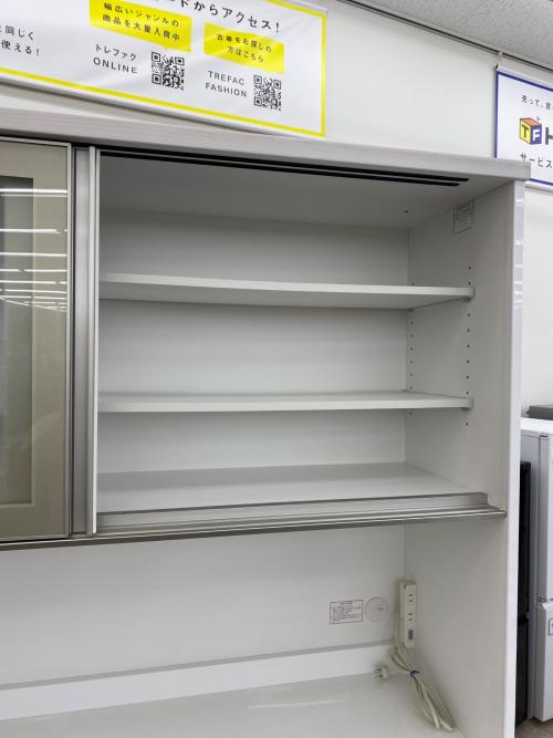 ニトリ レンジボード ホワイト モイス加工 ソフトクローズ スライド扉 リガーレ