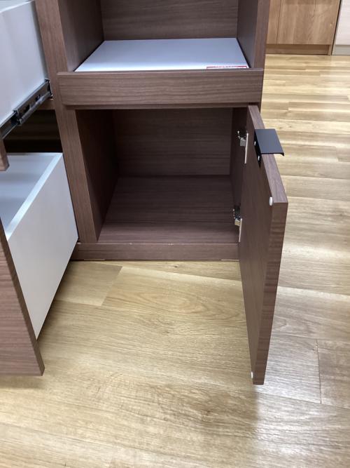 ニトリ レンジボード ブラウン 3枚扉 エトナ