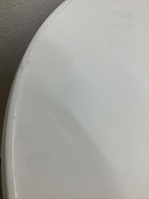 カフェテーブル3点セット ホワイト×ベージュ