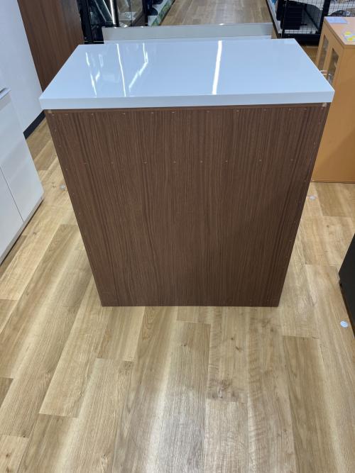 キッチンカウンター ゴミ箱収納付き ソフトクローズレール