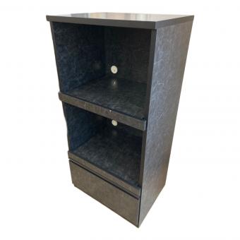 レンジ台 ブラック 2段