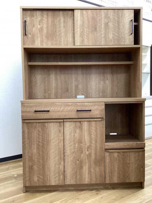 レンジボード ナチュラル スライド扉