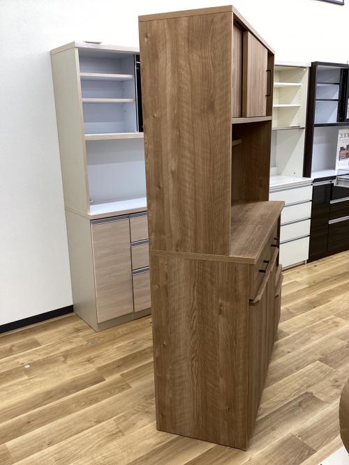 レンジボード ナチュラル スライド扉