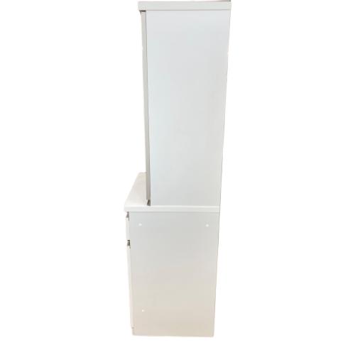 食器棚 ホワイト ソフトクローズ 2枚扉