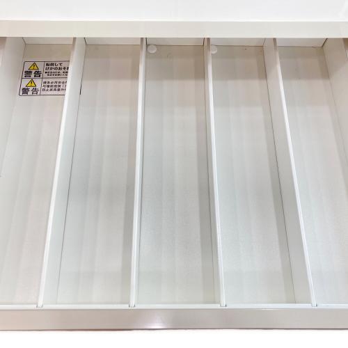 食器棚 ホワイト ソフトクローズ 2枚扉