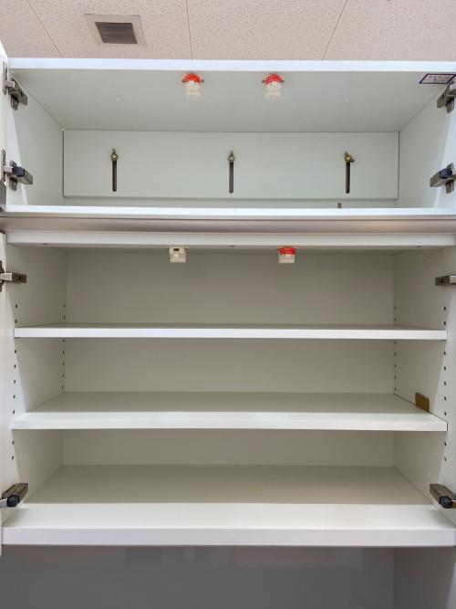 綾野製作所(AYANO) (アヤノセイサクショ) レンジボード ブラウン×ブラック×ホワイト 4枚扉 幅:約180㎝