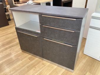 綾野製作所(AYANO) (アヤノセイサクショ) キッチンカウンター ブラック モイス加工 ソフトクローズ PROSIT