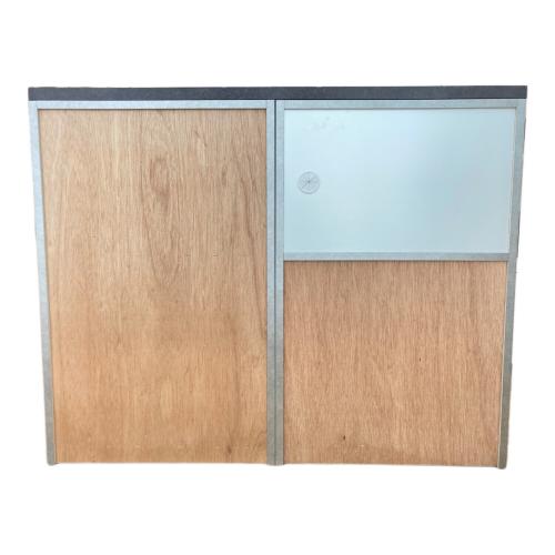 綾野製作所(AYANO)キッチンカウンター ブラック モイス加工 ソフトクローズ PROSIT 幅:約120㎝