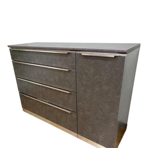 綾野製作所(AYANO) (アヤノセイサクショ) キッチンカウンター ブラック ソフトクローズ PROSIT 幅:約140㎝