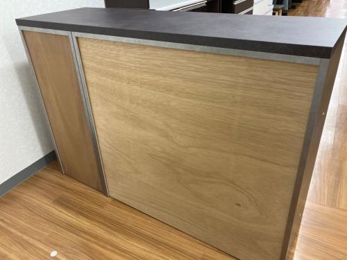 綾野製作所(AYANO) キッチンカウンター ブラック ソフトクローズ PROSIT 幅:約140㎝