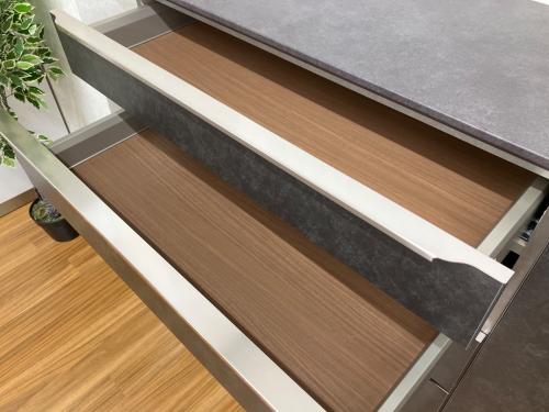 綾野製作所(AYANO) (アヤノセイサクショ) キッチンカウンター ブラック ソフトクローズ PROSIT 幅:約140㎝