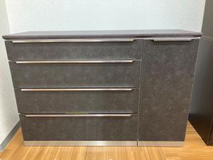 綾野製作所(AYANO) (アヤノセイサクショ) キッチンカウンター ブラック ソフトクローズ PROSIT 幅:約140㎝