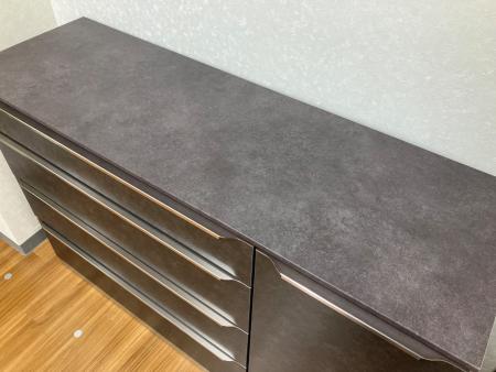 美品　AYANO　プロージット　キッチンカウンター　レンジボード　ソフトクローズ 綾野製作所(AYANO) (アヤノセイサクショ) キッチンカウンター ブラック