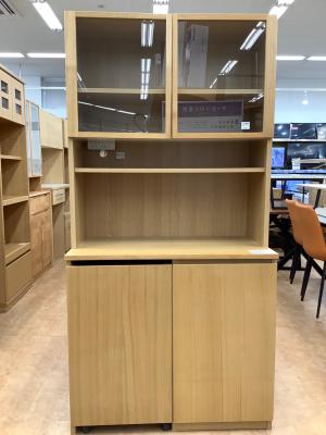 無印良品 (ムジルシリョウヒン) 食器棚 ナチュラル