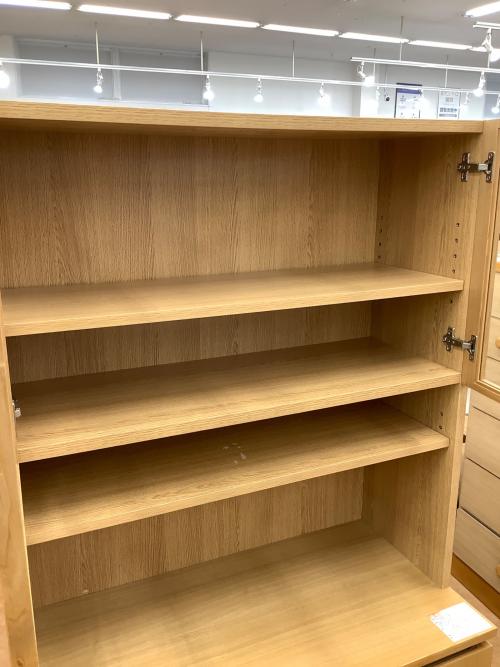 無印良品 (ムジルシリョウヒン) 食器棚 ナチュラル