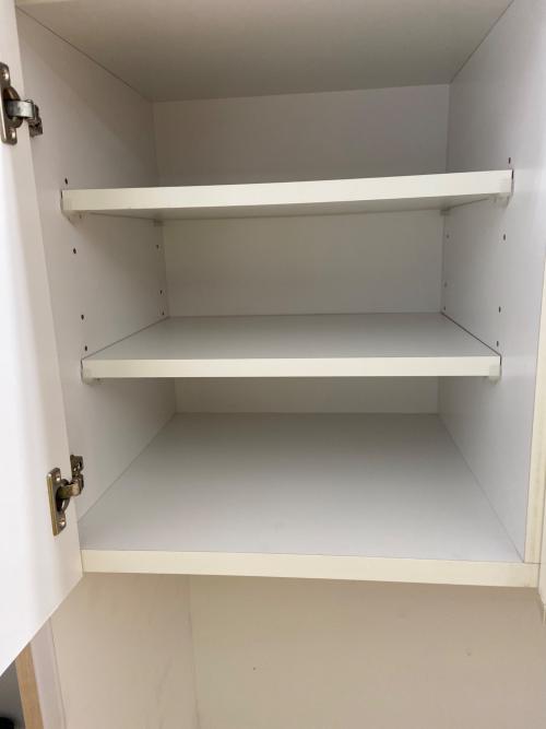 3枚扉レンジボード ホワイト