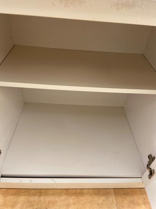 3枚扉レンジボード ホワイト