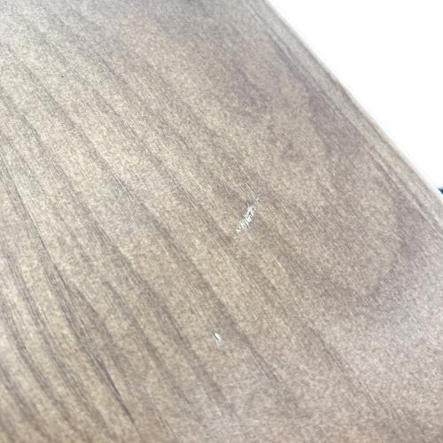 3人掛けソファー グレー×ブラウン 木枠 ファブリック