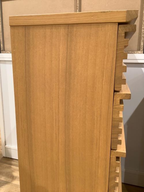 5段チェスト 幅60 奥32 高87 ナチュラル