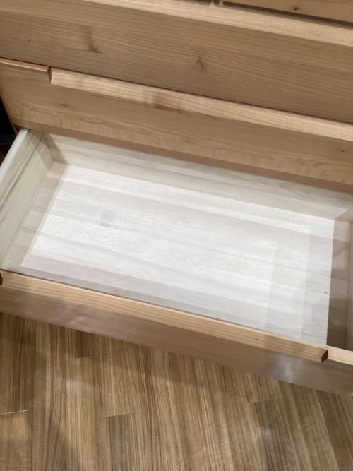 サンコウ 5段チェスト ナチュラル 幅90 高110 奥46 スカーレット