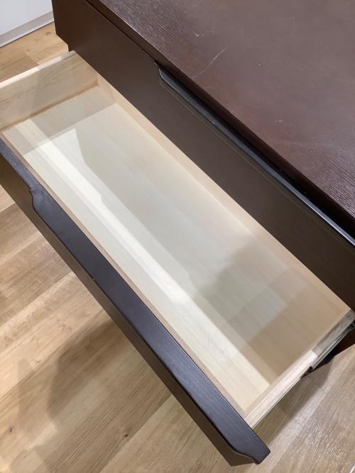 ND style (エヌディースタイル) 4段チェスト 高76 幅80 奥40 ダークブラウン