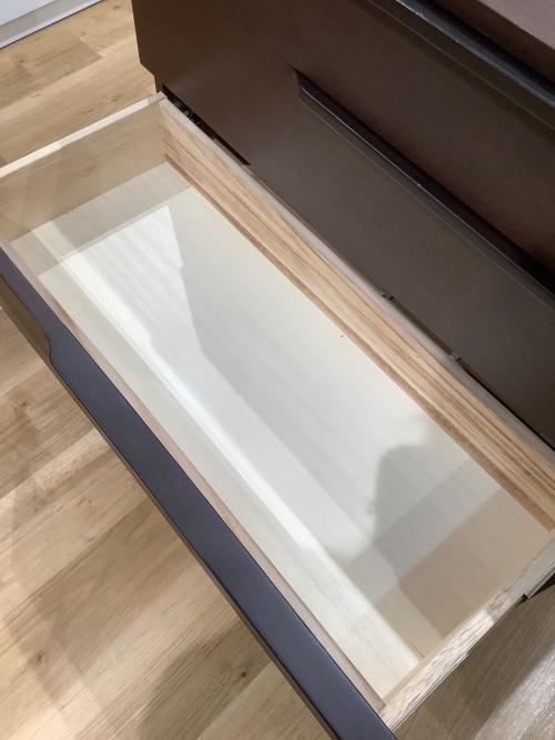 ND style (エヌディースタイル) 4段チェスト 高76 幅80 奥40 ダークブラウン