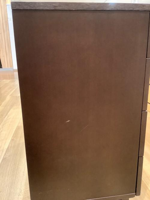 ND style (エヌディースタイル) 4段チェスト 高76 幅80 奥40 ダークブラウン