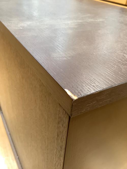 ND style (エヌディースタイル) 4段チェスト 高76 幅80 奥40 ダークブラウン