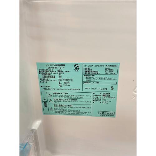 Haier (ハイアール) 2ドア冷蔵庫 OBBR-121A(W) 121L 48L リファービッシュ品 クリーニング済
