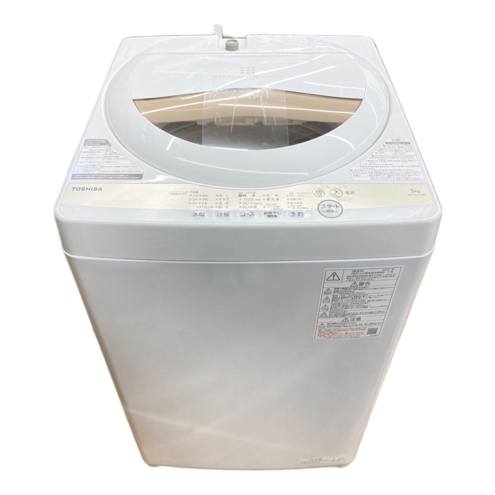 TOSHIBA (トウシバ) 全自動洗濯機 側面・ハガレ有 5.0kg AW-5GA1 2022 